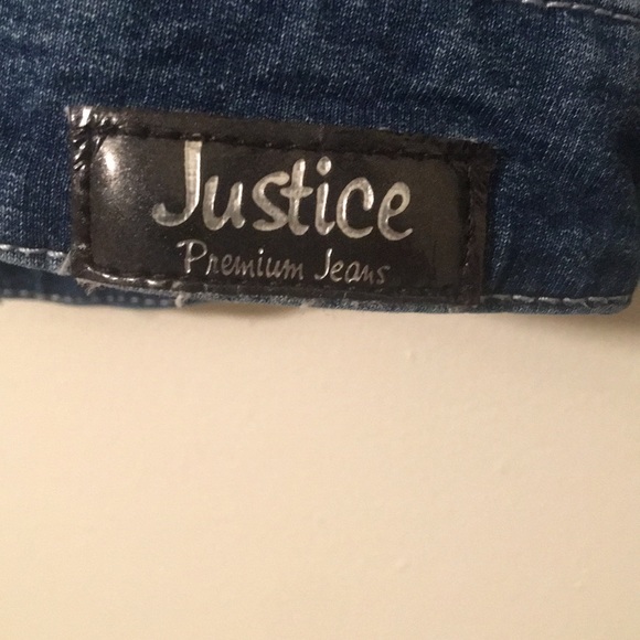 Justice Bedazzled Stretchy Jean like Jacket - Picture 6 of 6